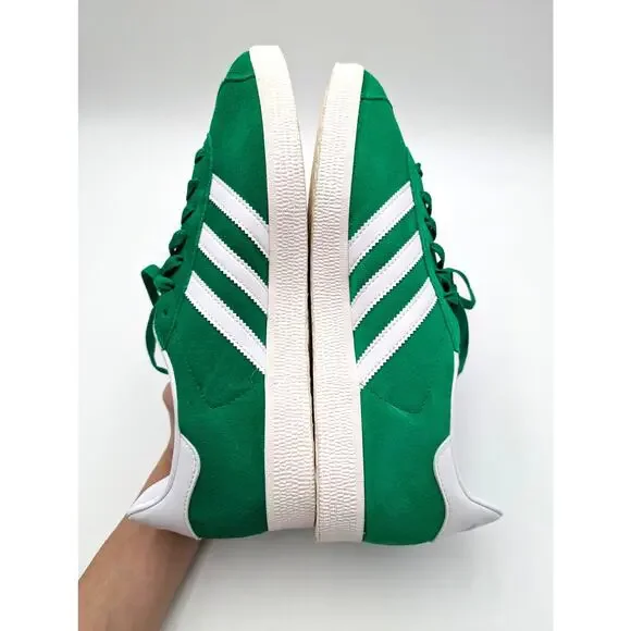 Adidas Gazelle Lace-Up Sneaker Shoes Men's Green/Cloud White Size US11 EU45 1/3 - Picture 5 of 10